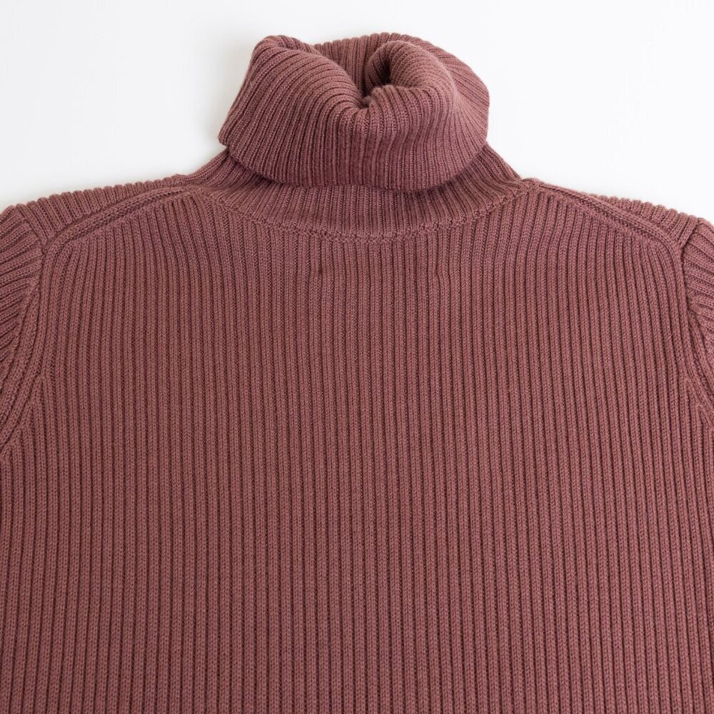 Aritzia Merino Wool Turtleneck Sweater Dress Tunic Soft Warm Rebecca Rose Pink - Picture 10 of 12